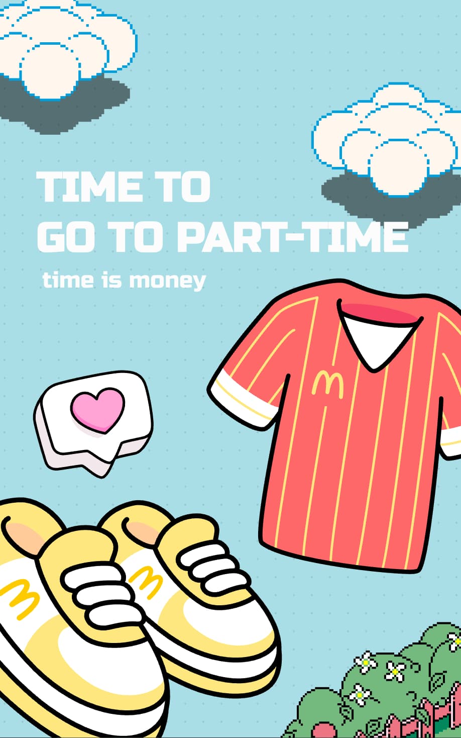 For part-time boy