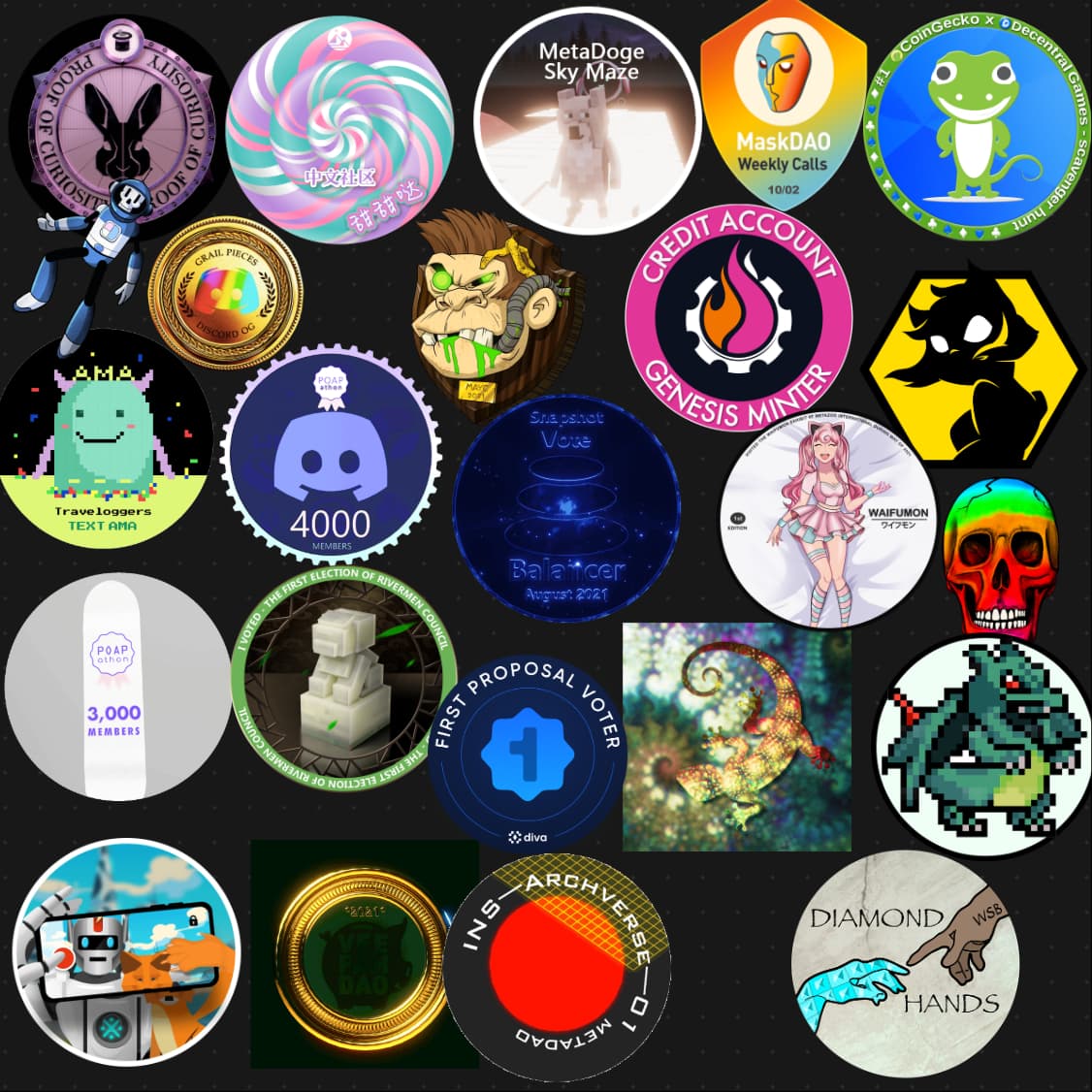 cool POAPS