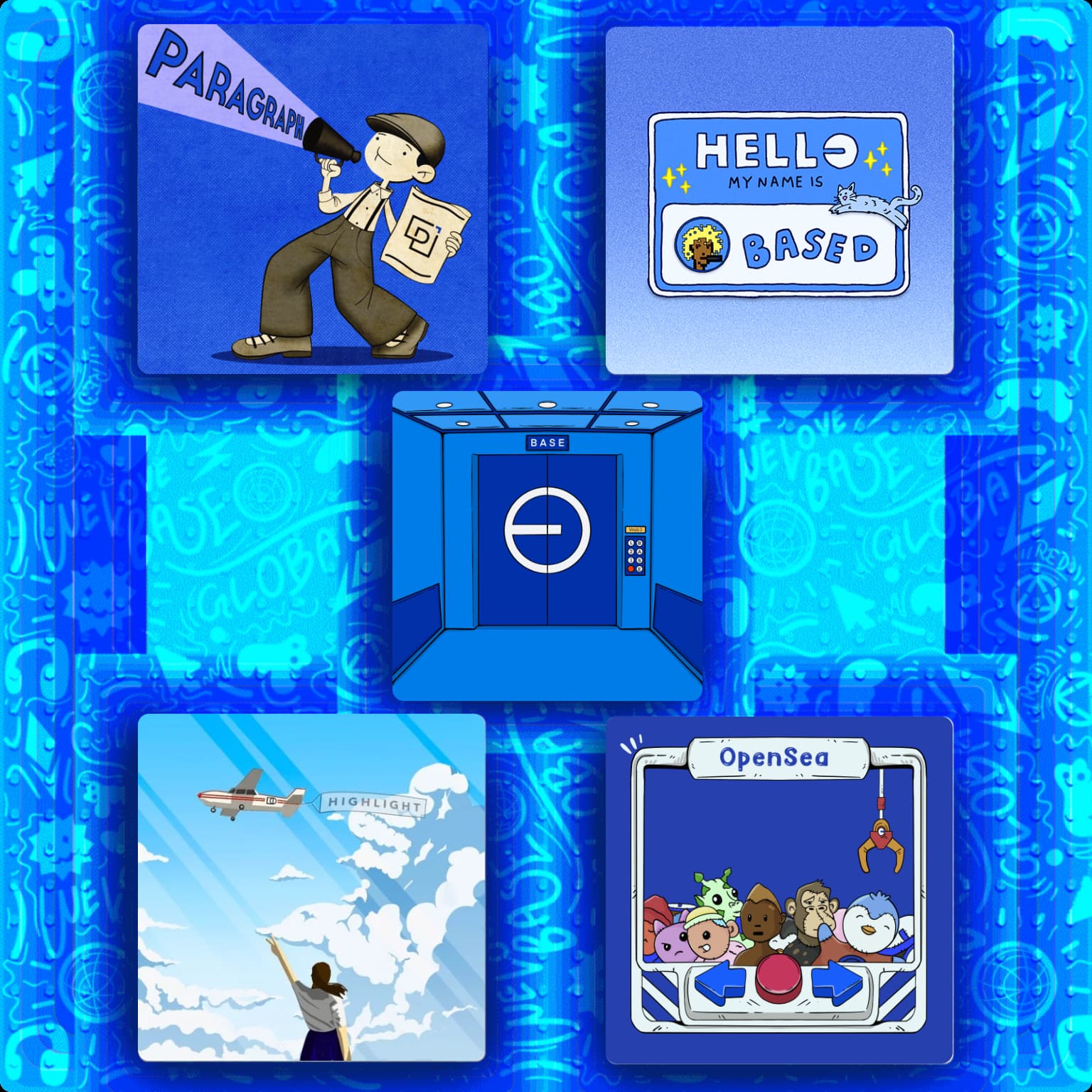 Blue collection